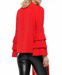 Why Dress Tie Neck And Pleated Sleeve Top BEST SELLER 20 Why Dress Tie Neck And Pleated Sleeve Top BEST SELLER