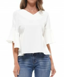Why Dress Ruffle Sleeve Top NEW ARRIVALS