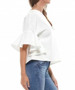 Why Dress Ruffle Sleeve Top NEW ARRIVALS