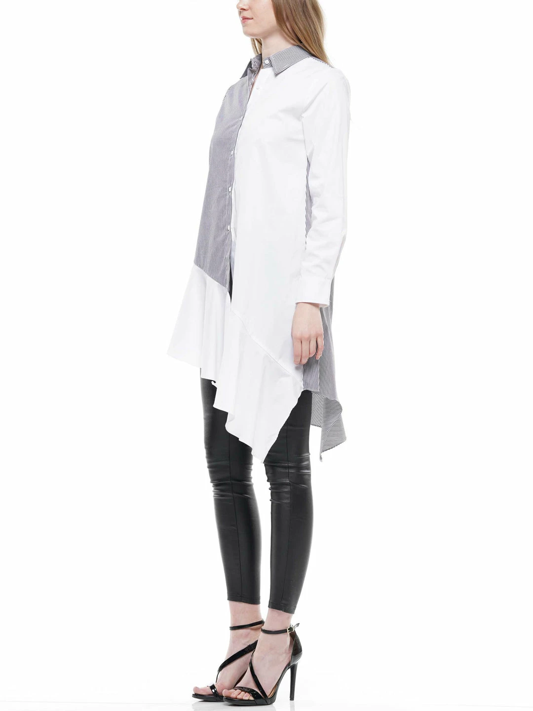 Why Dress Asymmetrical Hemline Shirt TOPS 4 Why Dress Asymmetrical Hemline Shirt TOPS