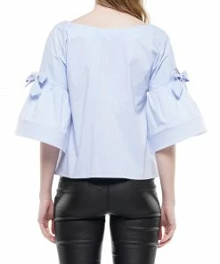 Why Dress Ribbon Flounce Sleeve V-neck Top NEW ARRIVALS 7 Why Dress Ribbon Flounce Sleeve V-neck Top NEW ARRIVALS