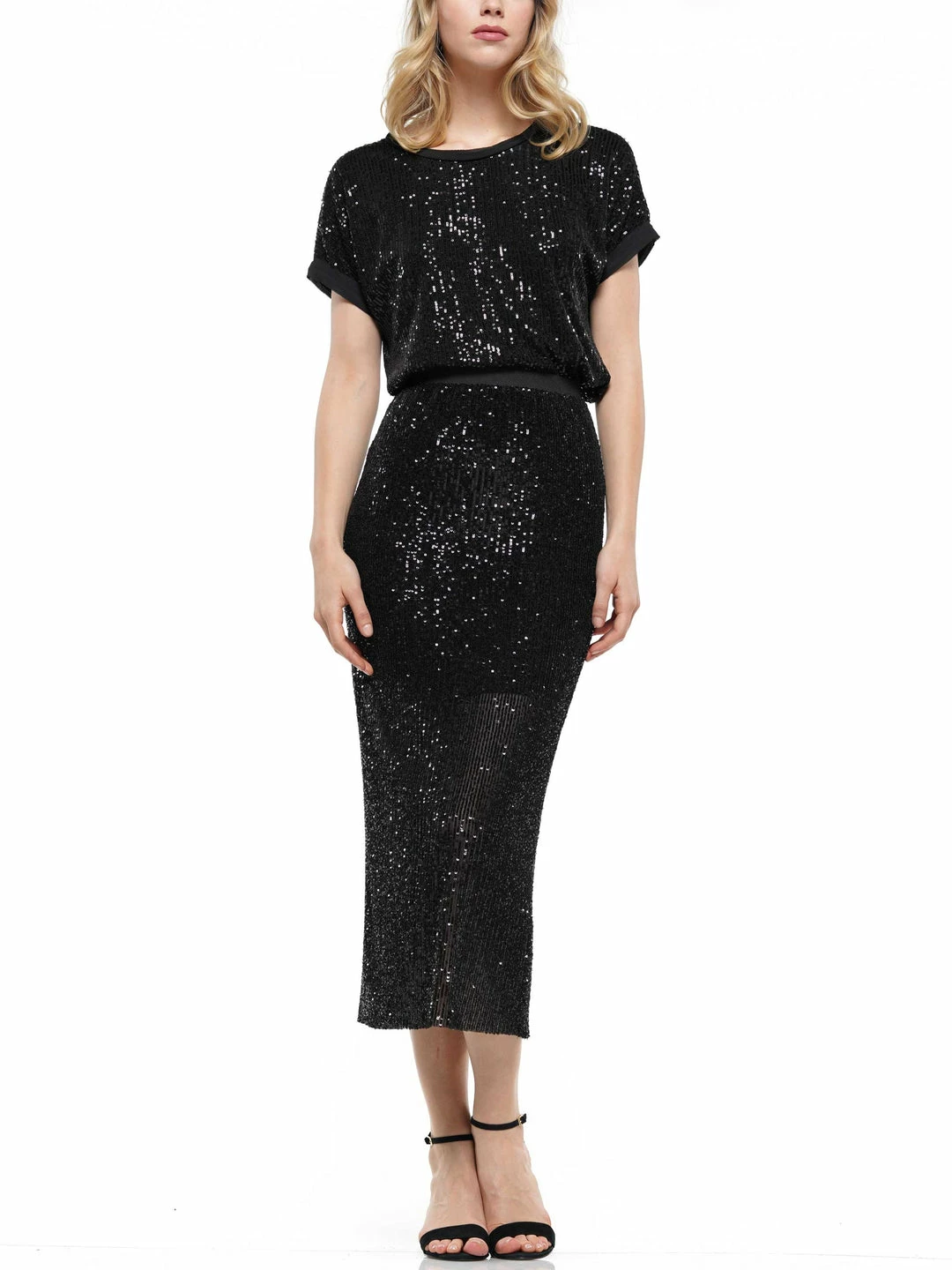 Why Dress SKIRTS Sequin Midi Pencil Skirt 9 Why Dress SKIRTS Sequin Midi Pencil Skirt