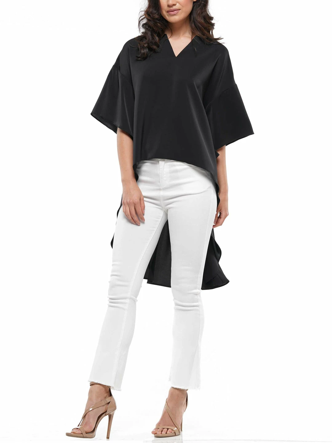 Why Dress V-neck High-low Top 12 Why Dress V-neck High-low Top