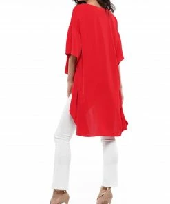 Why Dress V-neck High-low Top 19 Why Dress V-neck High-low Top