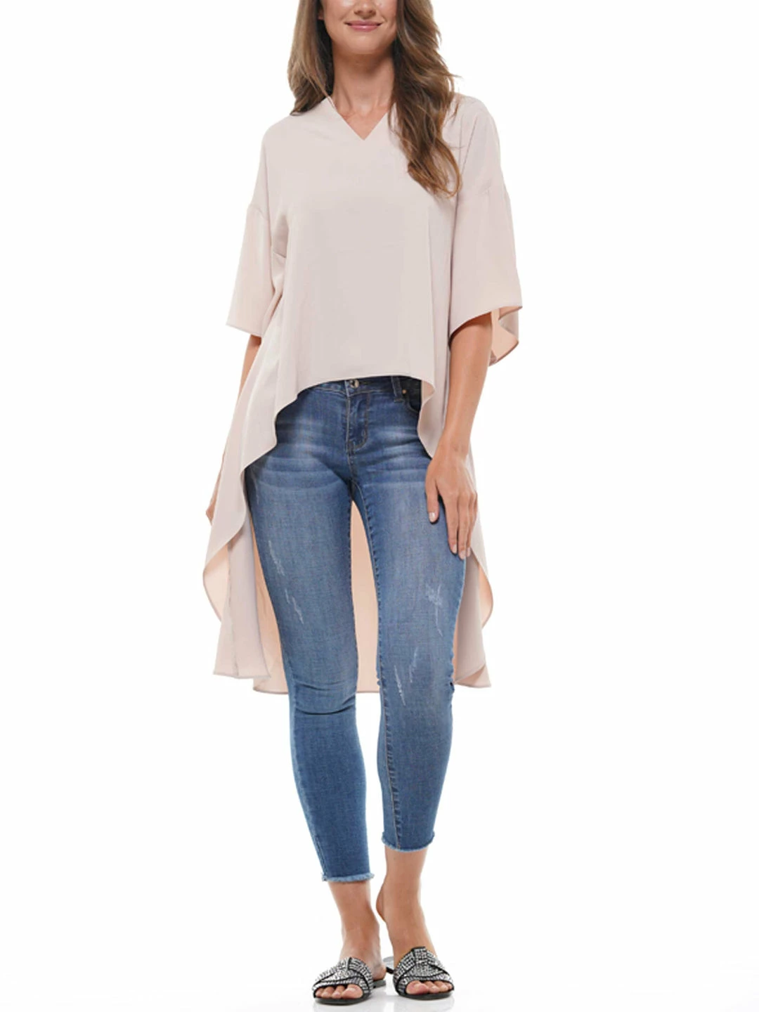 Why Dress V-neck High-low Top 3 Why Dress V-neck High-low Top