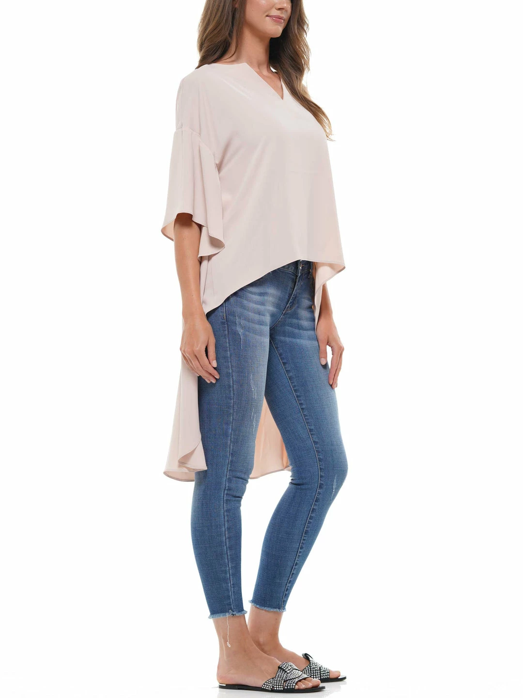 Why Dress V-neck High-low Top 4 Why Dress V-neck High-low Top