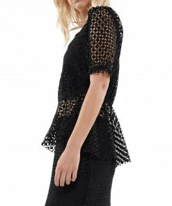 Why Dress TOPS Cinched Peplum Waist Top