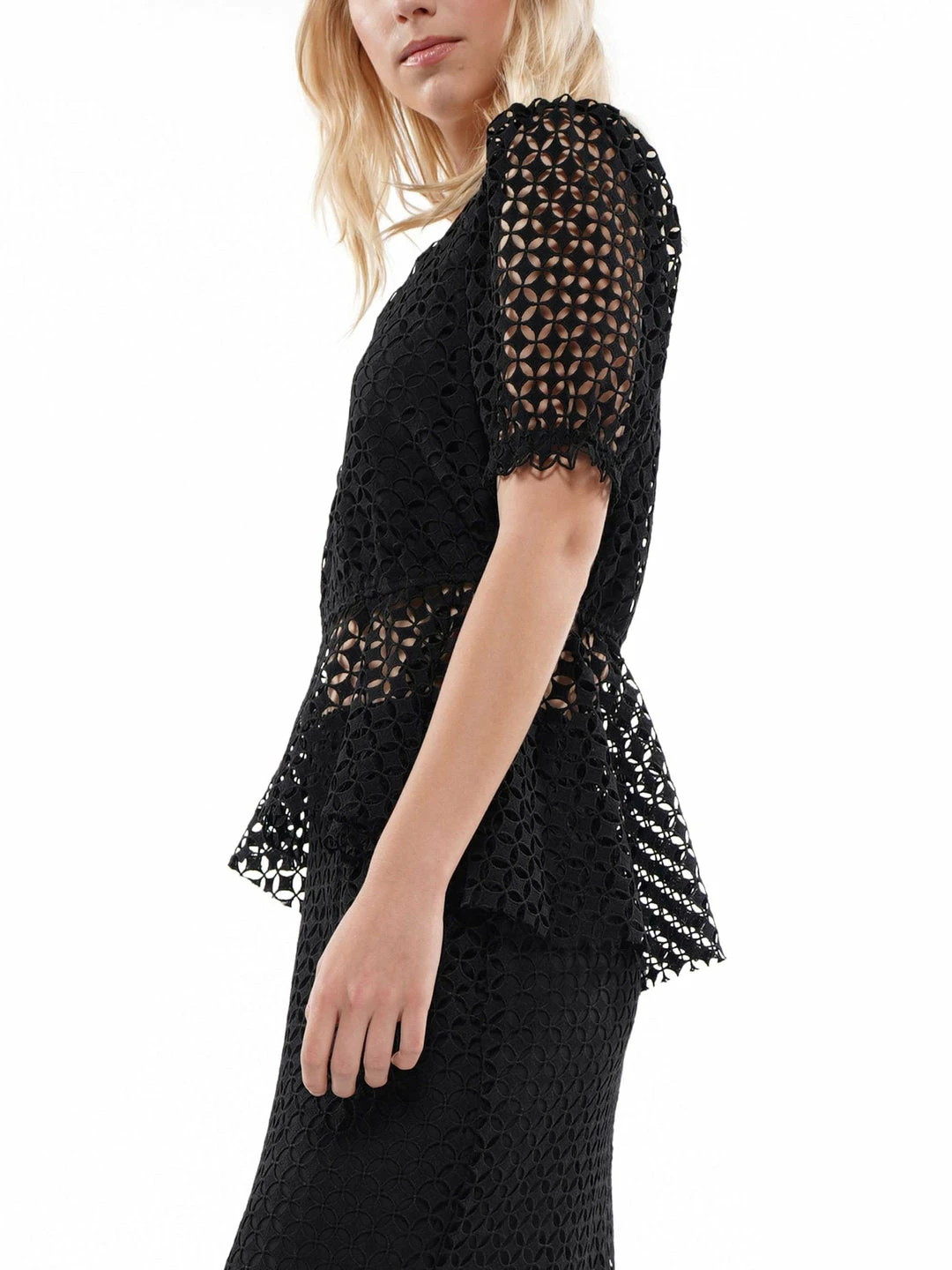 Why Dress TOPS Cinched Peplum Waist Top 4 Why Dress TOPS Cinched Peplum Waist Top