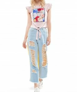 Why Dress Perfume Bottle Patch With Flutter Sleeve Body TOPS 9 Why Dress Perfume Bottle Patch With Flutter Sleeve Body TOPS