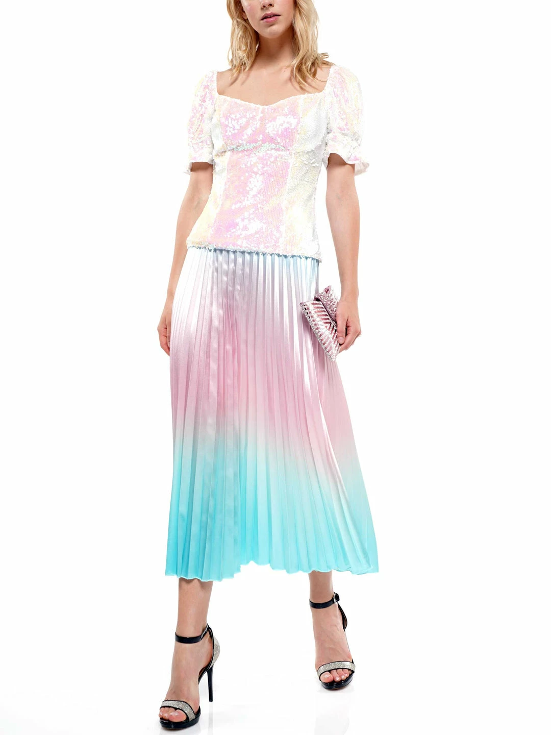 Why Dress TOPS Sequin Puff Sleeve Top 10 Why Dress TOPS Sequin Puff Sleeve Top