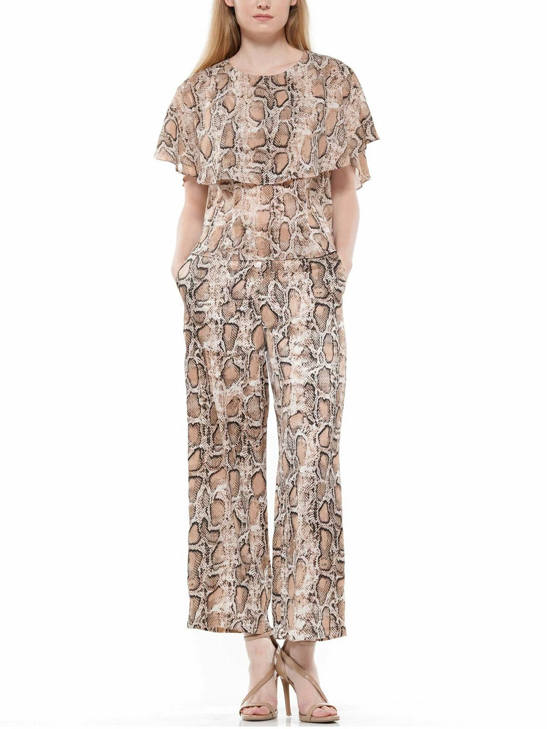 Why Dress BLOUSES Animal Printing Cape Top 6 Why Dress BLOUSES Animal Printing Cape Top