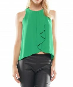 Why Dress TOPS Ruffle Cross Top 34 Why Dress TOPS Ruffle Cross Top