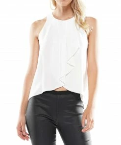 Why Dress TOPS Ruffle Cross Top 26 Why Dress TOPS Ruffle Cross Top