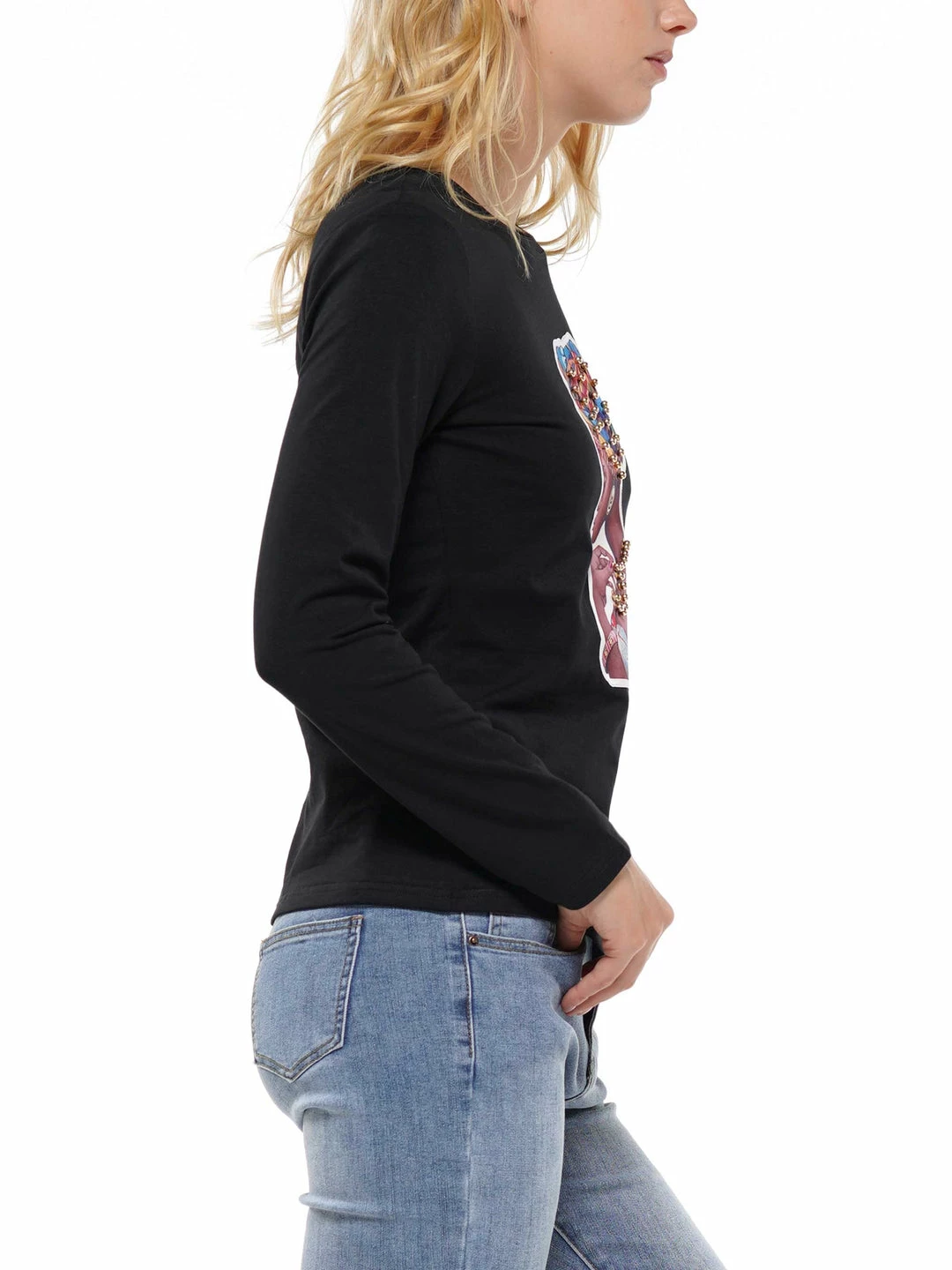 Why Dress Girl Patch Long Sleeve T-shirt 4 Why Dress Girl Patch Long Sleeve T-shirt