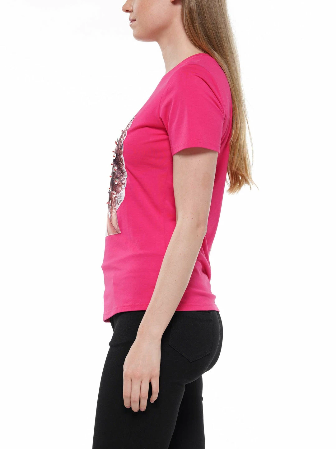 Why Dress TOPS Girl Patch T-shirt 4 Why Dress TOPS Girl Patch T-shirt