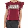 Why Dress TOPS 'Love' Shirred Frill Top 1 Why Dress TOPS 'Love' Shirred Frill Top