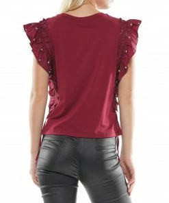 Why Dress TOPS 'Love' Shirred Frill Top 8 Why Dress TOPS 'Love' Shirred Frill Top