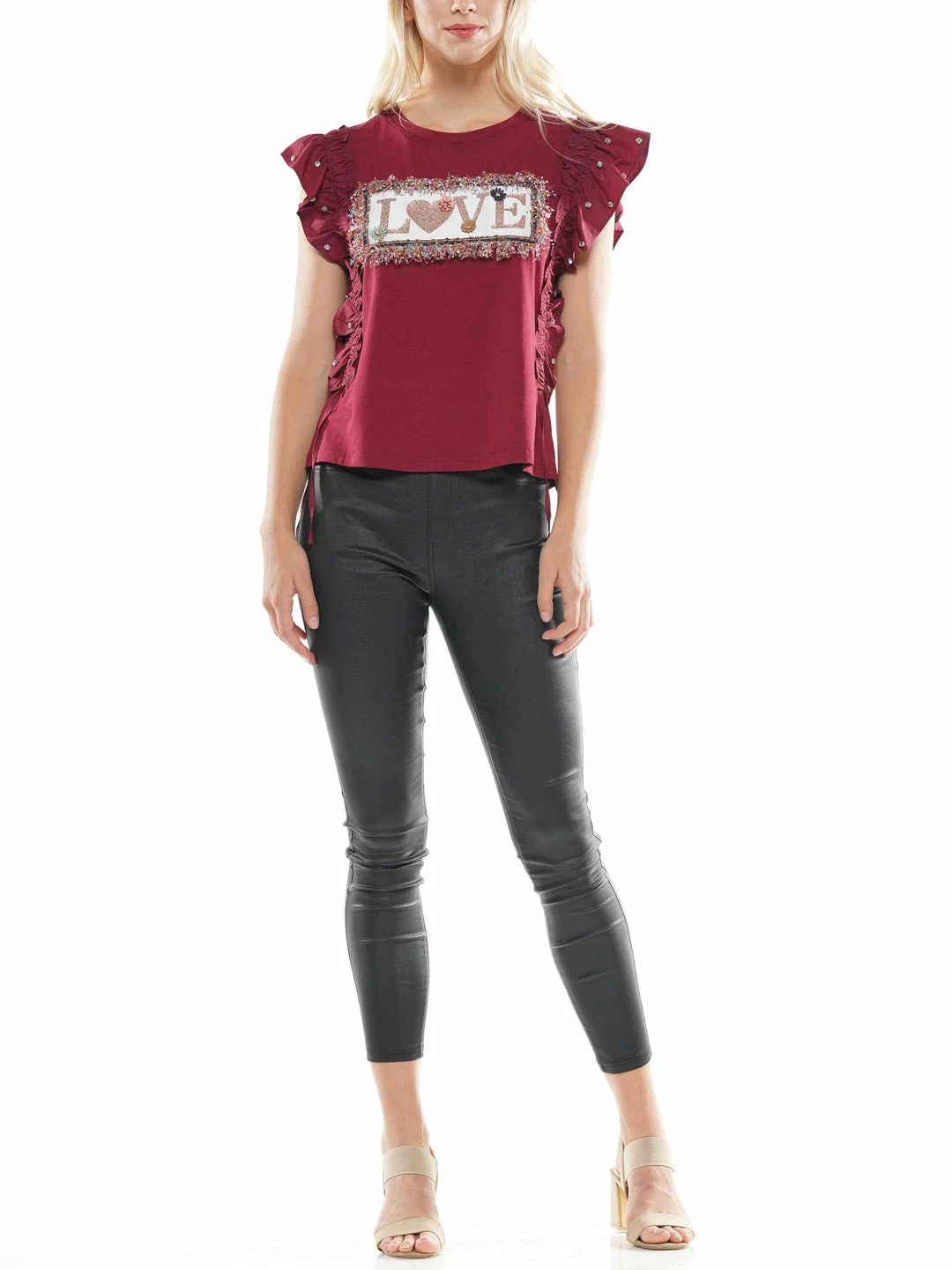 Why Dress TOPS 'Love' Shirred Frill Top 6 Why Dress TOPS 'Love' Shirred Frill Top