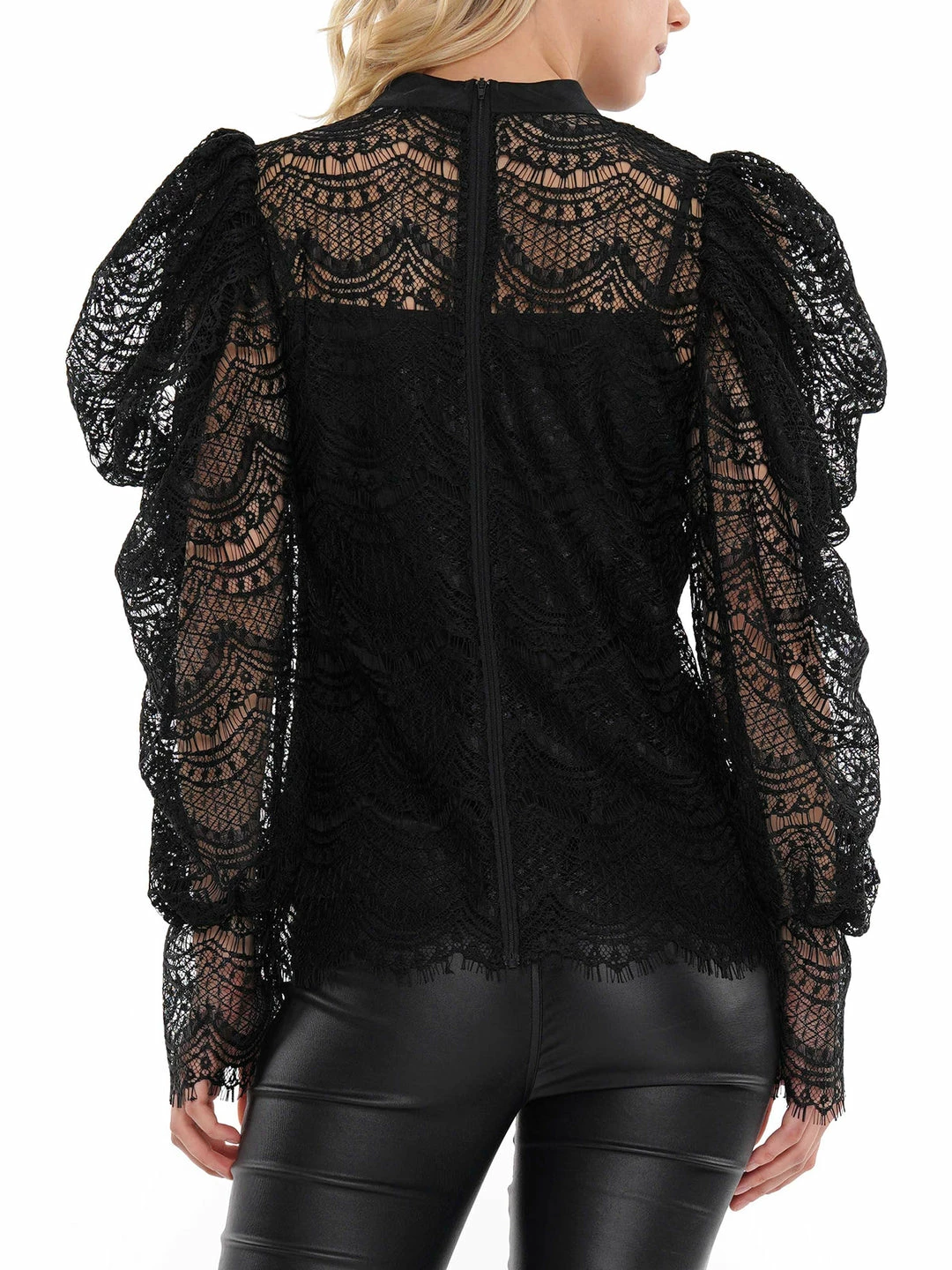 Why Dress Lace Puff Sleeve Blouse 9 Why Dress Lace Puff Sleeve Blouse