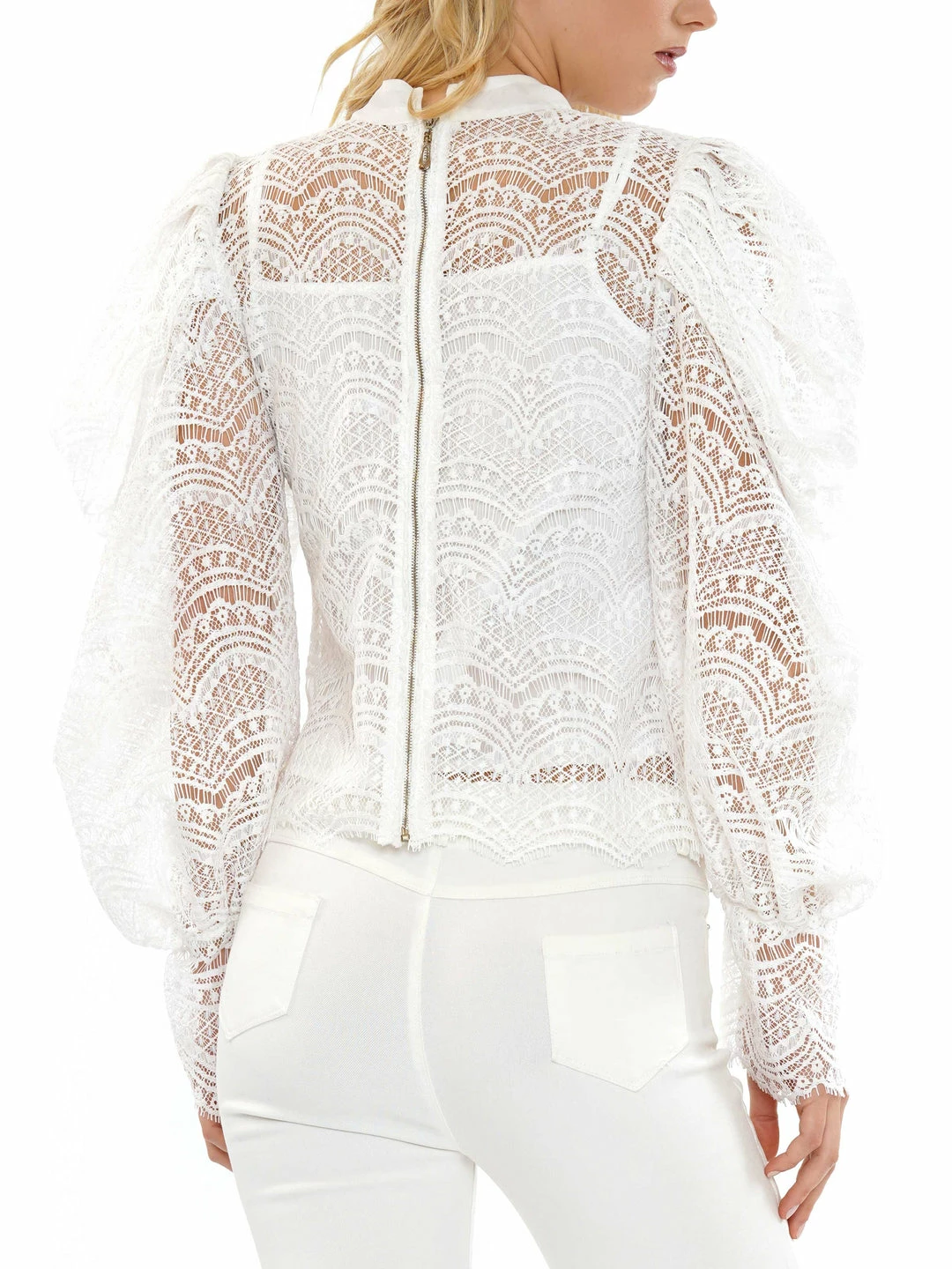 Why Dress Lace Puff Sleeve Blouse 5 Why Dress Lace Puff Sleeve Blouse