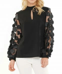 Why Dress 3D Polka Dot Blouse