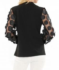 Why Dress 3D Polka Dot Blouse