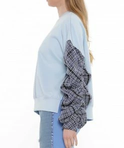 Why Dress Plaid Sleeve Sweater BEST SELLER 11 Why Dress Plaid Sleeve Sweater BEST SELLER