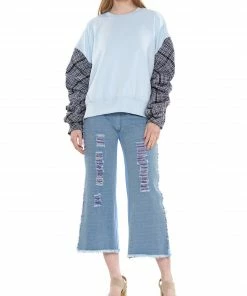 Why Dress Plaid Sleeve Sweater BEST SELLER 13 Why Dress Plaid Sleeve Sweater BEST SELLER