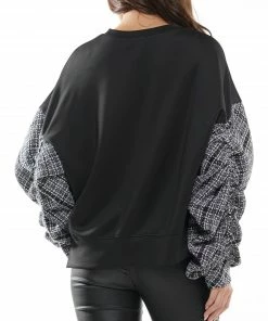 Why Dress Plaid Sleeve Sweater BEST SELLER 16 Why Dress Plaid Sleeve Sweater BEST SELLER