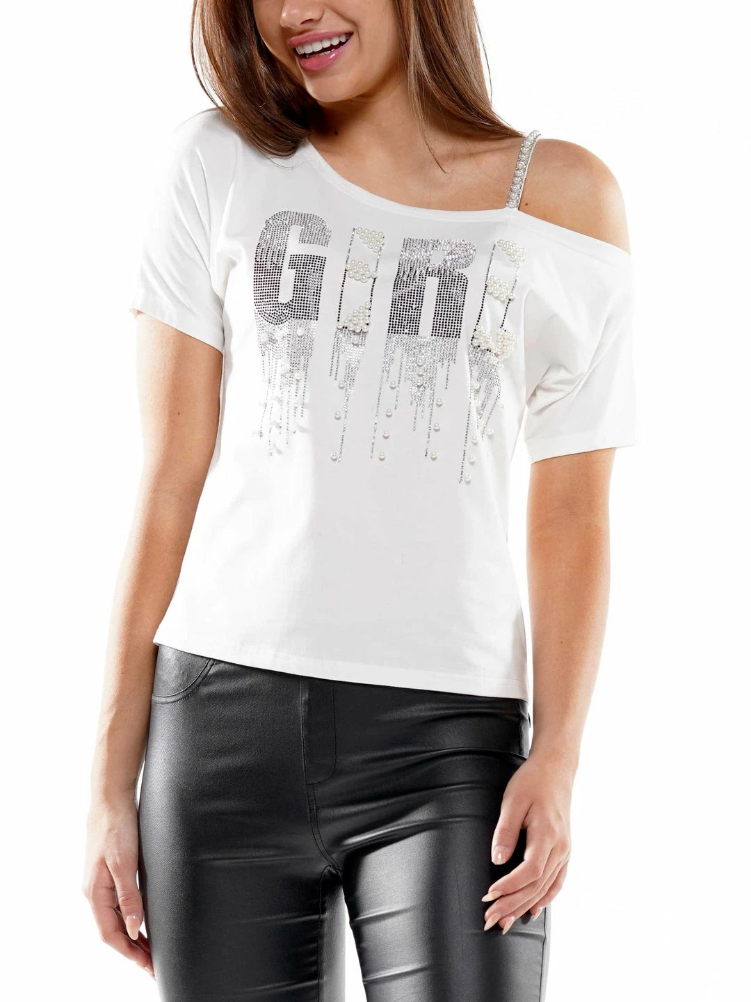 Why Dress "Girl" Gem Stone T-shirt TOPS 3 Why Dress "Girl" Gem Stone T-shirt TOPS