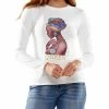 Why Dress TOPS Queen Long Sleeve Graphic T-shirt 1 Why Dress TOPS Queen Long Sleeve Graphic T-shirt