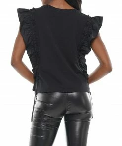 Why Dress BEST SELLER Flutter Sleeve Sunglass T-shirt