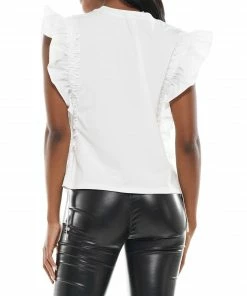 Why Dress BEST SELLER Flutter Sleeve Sunglass T-shirt