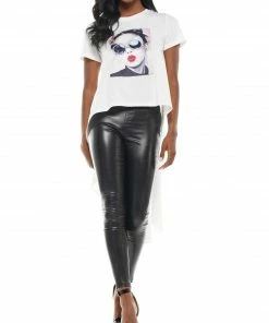 Why Dress Sunglass Girl High-low Top