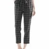 Why Dress Check Pattern High Waist Pants BOTTOMS