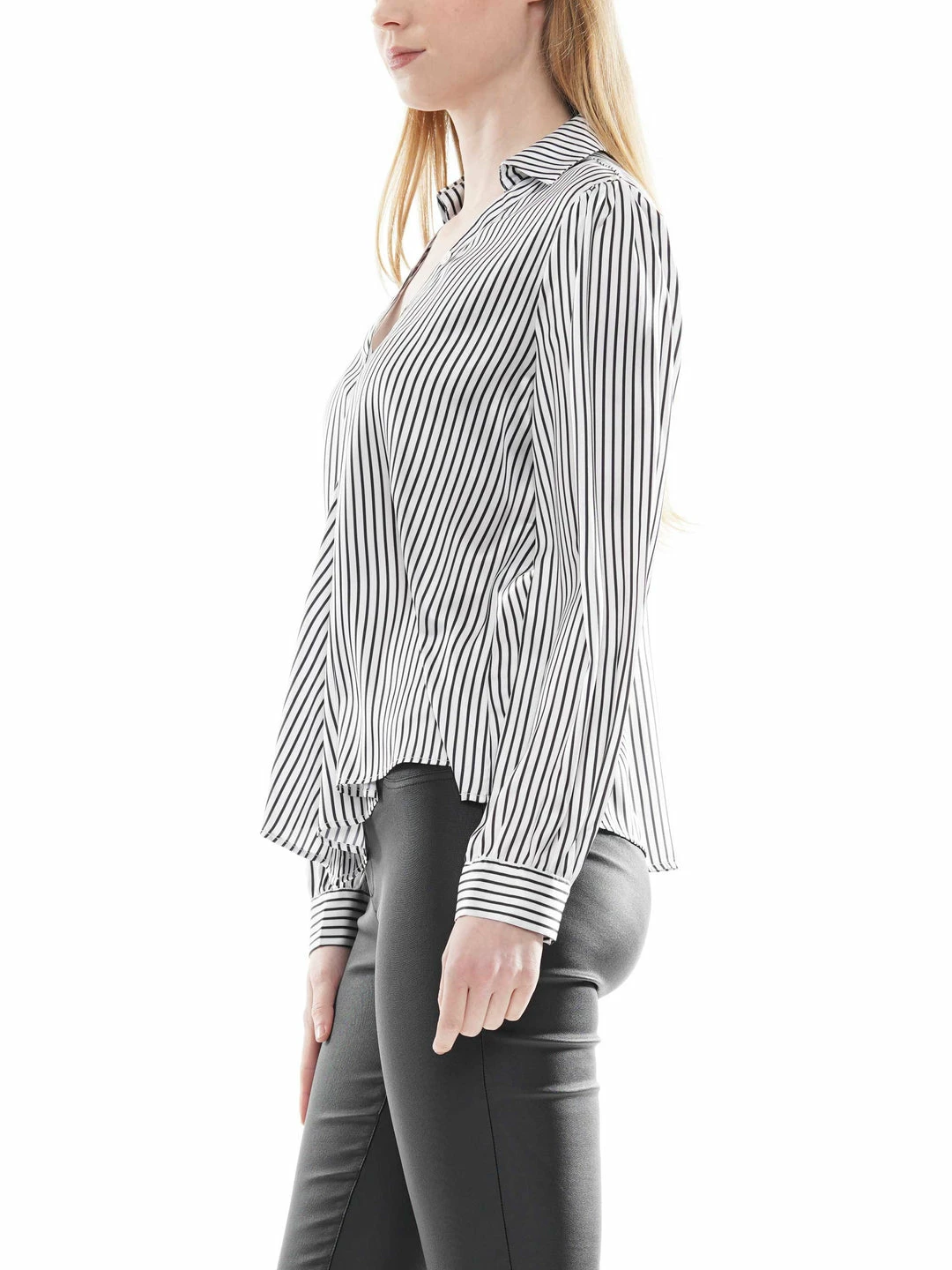 Why Dress NEW ARRIVALS Asymmetric Striped Blouse 4 Why Dress NEW ARRIVALS Asymmetric Striped Blouse
