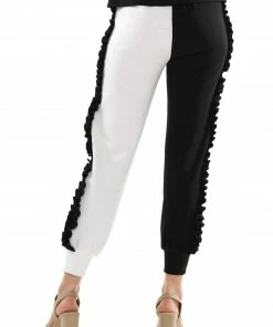 Why Dress NEW ARRIVALS Colorblock Joggers With Frill Hem 8 Why Dress NEW ARRIVALS Colorblock Joggers With Frill Hem