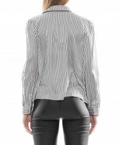 Why Dress NEW ARRIVALS Asymmetric Striped Blouse 8 Why Dress NEW ARRIVALS Asymmetric Striped Blouse