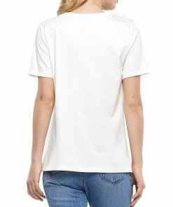 Why Dress TOPS Ostrich Feather T-shirt 11 Why Dress TOPS Ostrich Feather T-shirt