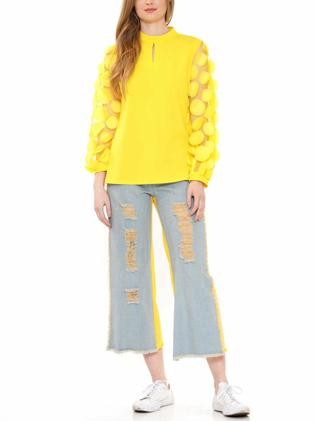 Why Dress BOTTOMS Denim And Cotton Torn Jeans 6 Why Dress BOTTOMS Denim And Cotton Torn Jeans