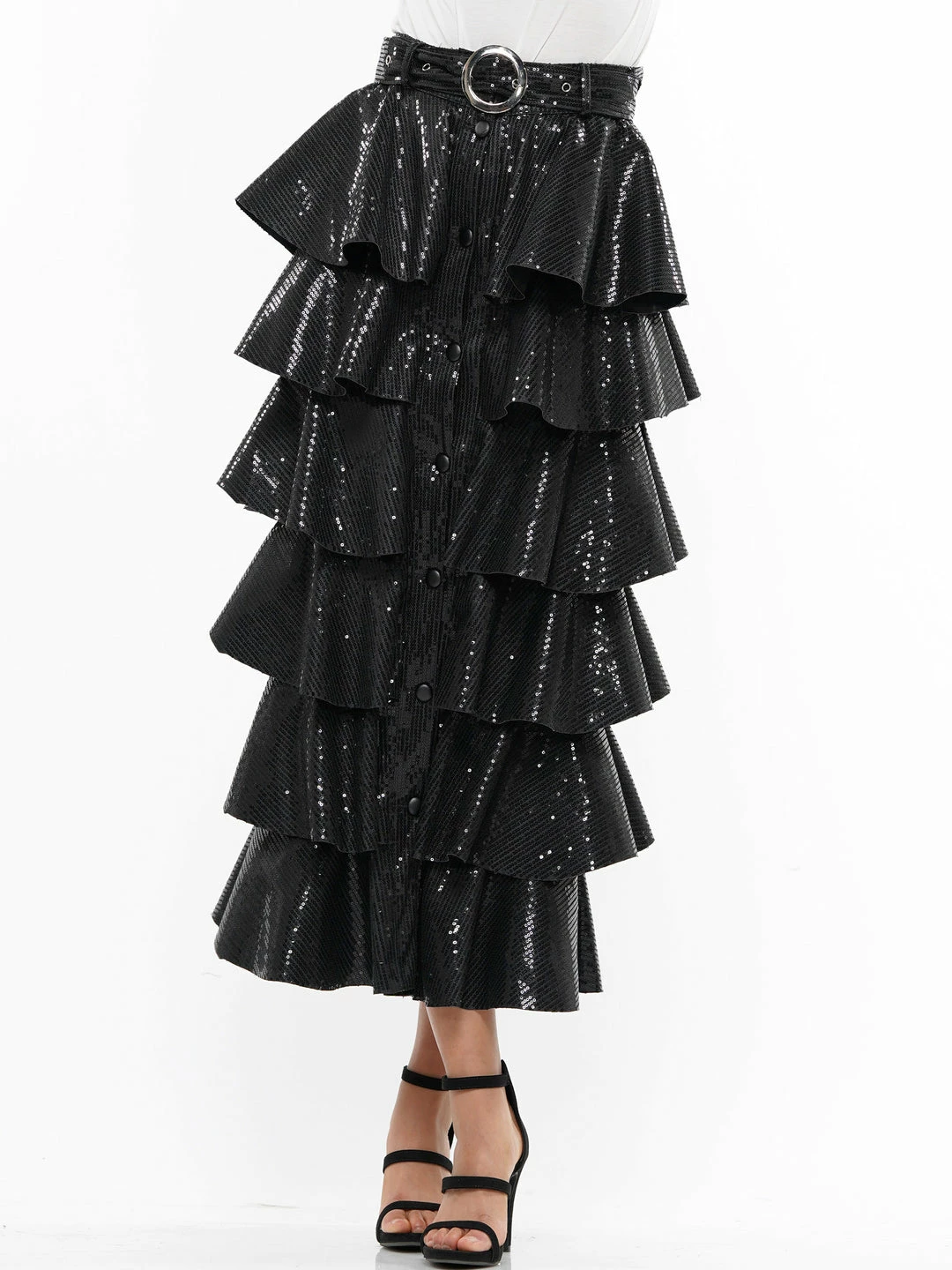 Why Dress STOP THE TIME SEQUIN SKIRT 8 Why Dress STOP THE TIME SEQUIN SKIRT